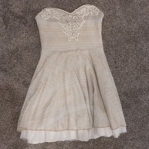 Free people strapless dress